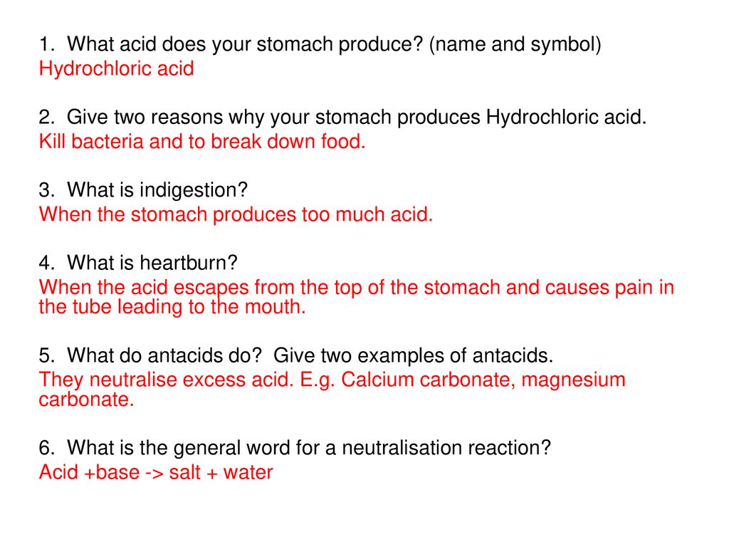 10 example of neutralization reaction